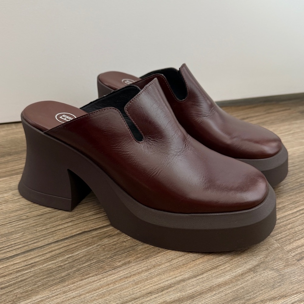 MIISTA Otavia Mules | Brown/burgundy   | Size 9.5 | NEW